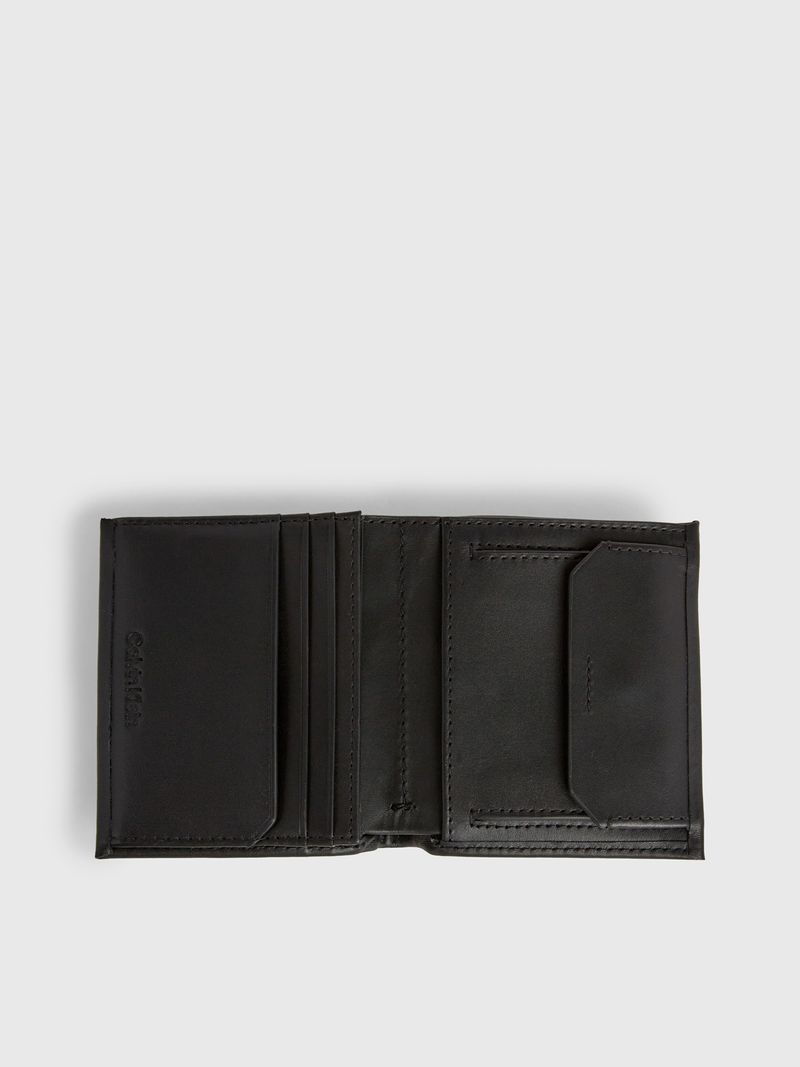 Billetera-de-cuero-de-plegado-triple-con-RFID