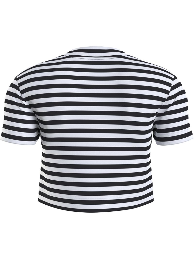 T-shirt-croppet-con-rayas