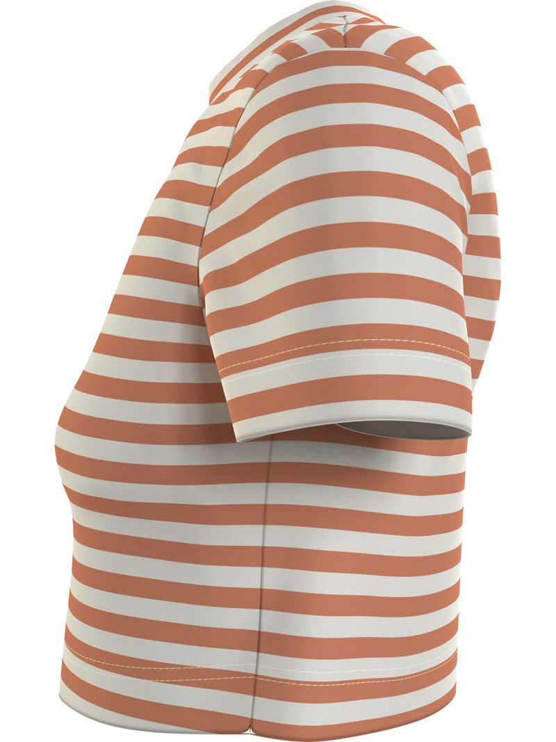 T-shirt-croppet-con-rayas