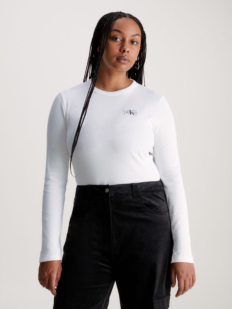 T-shirt-manga-larga-slim-de-canale