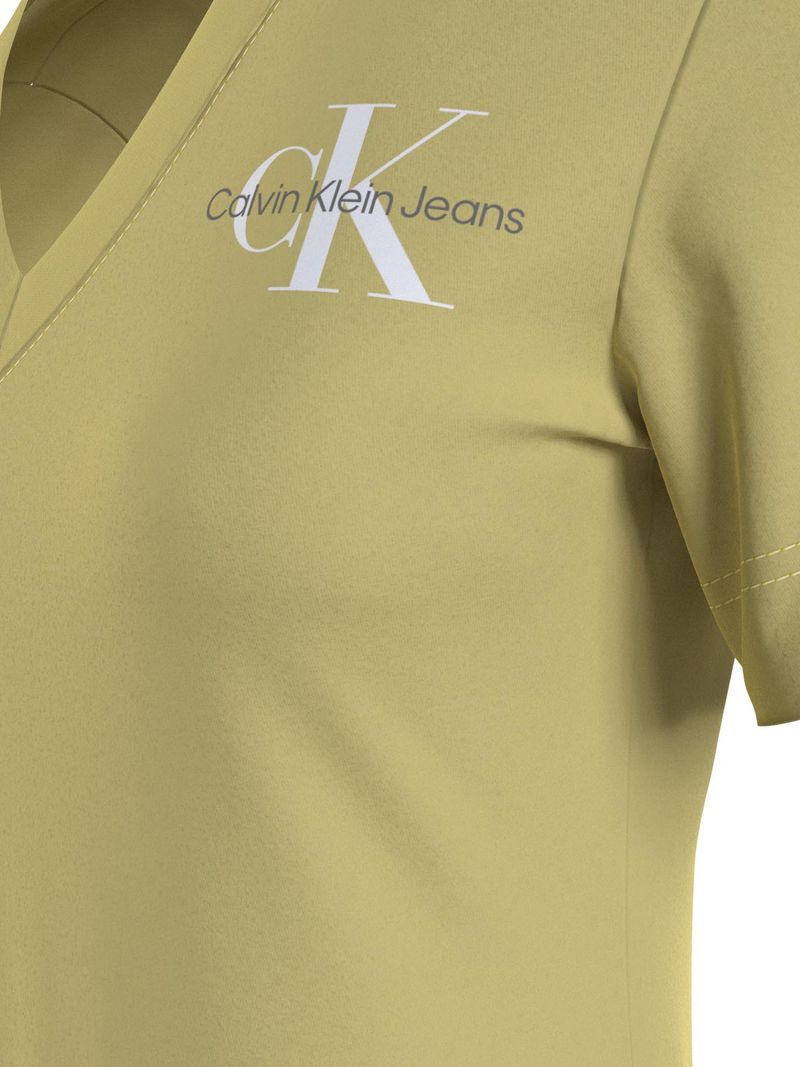 T-shirt-slim-con-de-cuello-en-v-