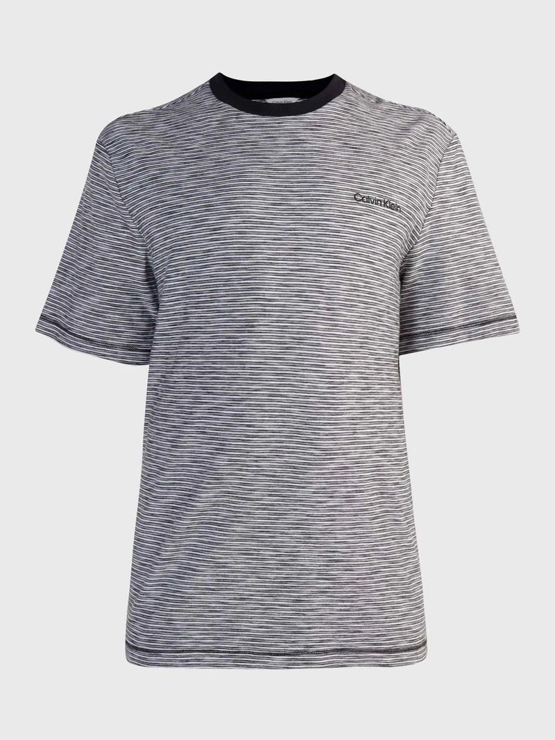 T-shirt-de-manga-corta-a-rayas